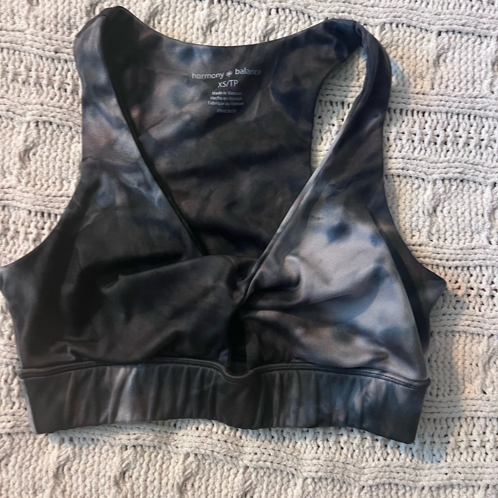 Harmony & Balance Black Sports Bra